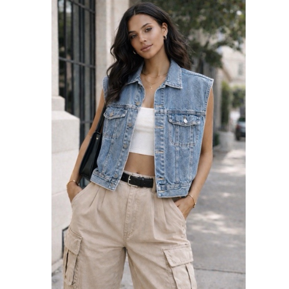 Real Clothes | 90’s Denim Vest